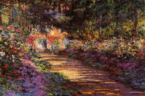 Claude Monet The Gardens Claude Monet Art Claude Monet Monet Art Images