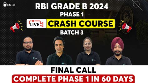 Rbi Grade B Phase Complete Preparation Live Classes Rbi Phase