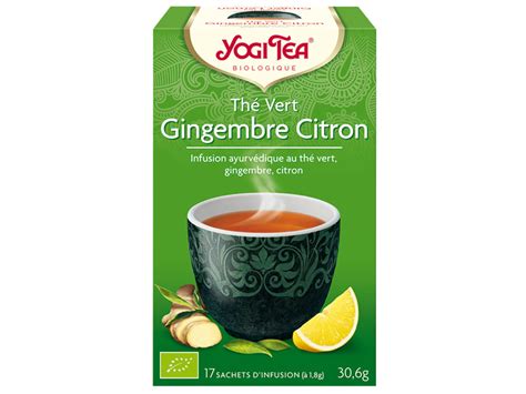 Thé Vert Gingembre Citron 30gr Tisanes et thés Boutique Yoga