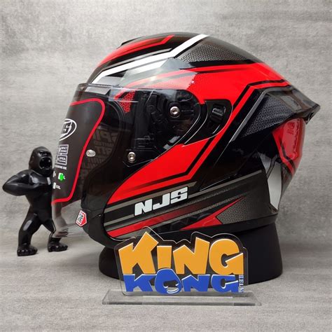 Jual Helm Half Face Njs Kairoz Dv Zenith Shopee Indonesia