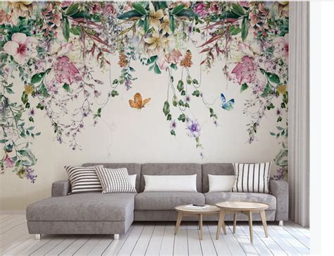 Papier Peint Panoramique Spring Floral Muralconcept Home Wallpaper