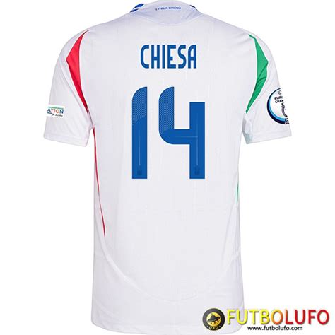 Numeros Para Camisetas De Futbol Italia Chiesa 14 Uefa Euro 2024 Segunda