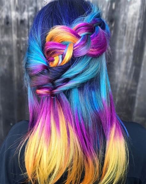 1466 Best Colourful Hair Images On Pinterest Plaits Coloured Hair