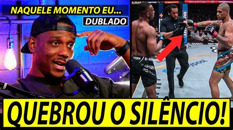 Urgente Jamahal Hill Revela Se O Juiz Atrapalhou Na Luta Alex