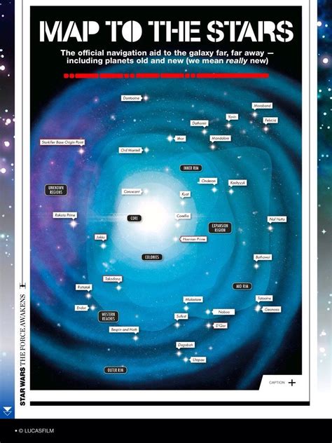 Official Star Wars Galaxy Map Reveals New Force Awakens Planets Star