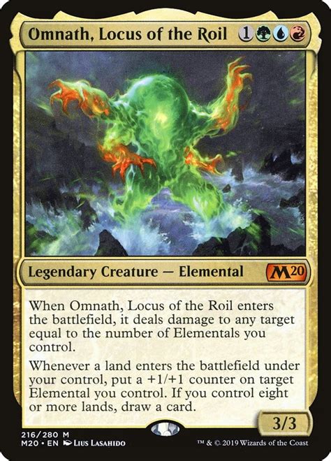 Omnath Locus Of The Roil • Legendary Creature — Elemental Core Set