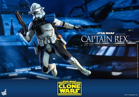 Star Wars The Clone Wars Captain Rex Collectible Hot Toys Figure Coming Soon What S On Disney