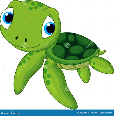 How To Draw A Cute Baby Sea Turtle