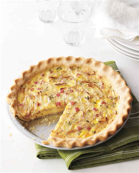 Ham-and-Swiss Quiche