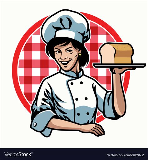 Chef Woman Design Royalty Free Vector Image Vectorstock