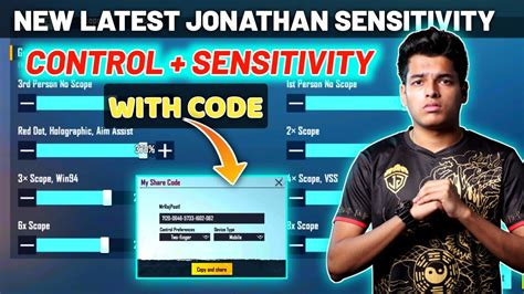 Jonathan Sensitivityt Jonathan New Sensitivity Control With Code