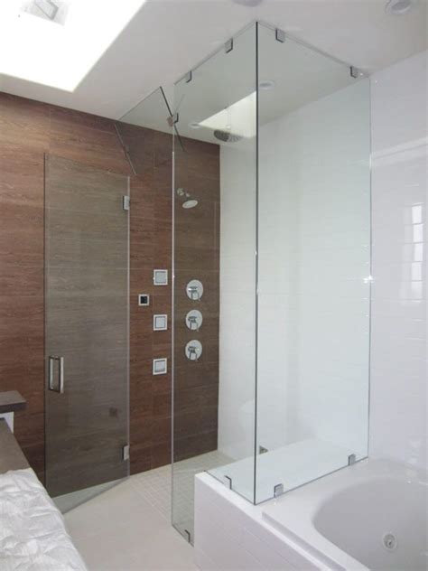 Glass Steam Shower With Vent Patriot Glass And Mirror San Diego Ca