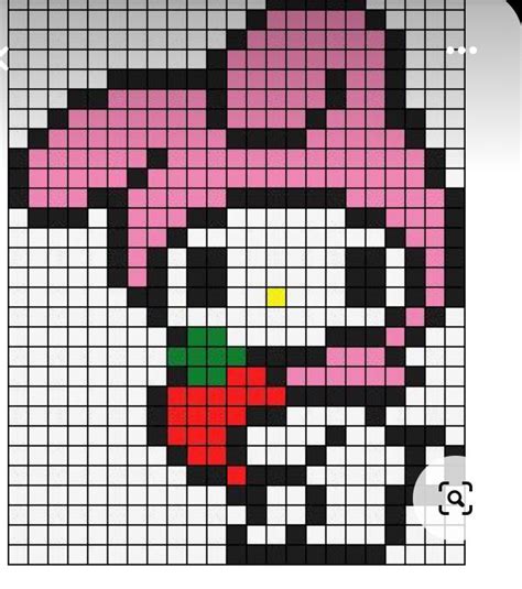 Sanrio Melody D Pixel Art Pix Brix Artofit