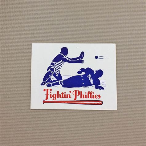 1940s Vintage Philadelphia Phillies Decal