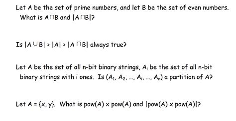 Solved Let A Be The Set Of Prime Numbers And Let B Be The