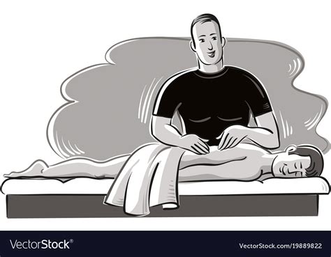 Massage Royalty Free Vector Image Vectorstock