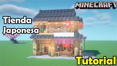 Como Hacer Una Tienda Japonesa Tradicional En Minecraft Youtube