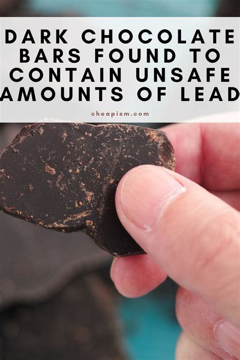 Warning Unsafe Levels Of Lead And Cadmium Found In Dark Chocolate Bars