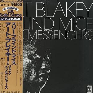 Art Blakey The Jazz Messengers Three Blind Mice LP United