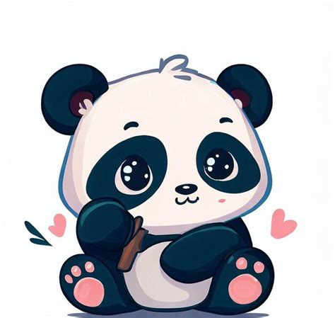 Premium Photo | A cute panda in a green forest and a natural atmosphere ...