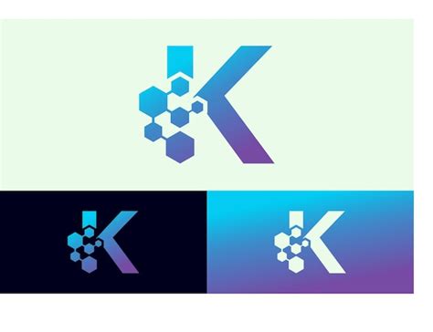 Diseño de logotipo de tecnología de letras con concepto moderno