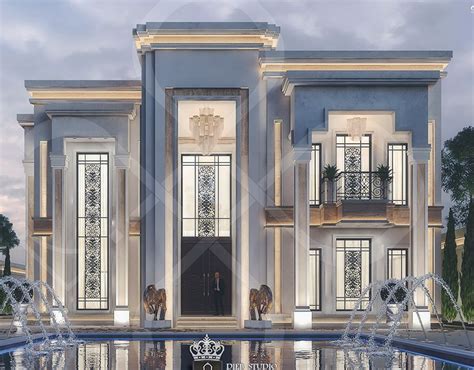 Super New Classic Elegant And Luxury Palace In Uae On Behance In 2021 Classic Villa New