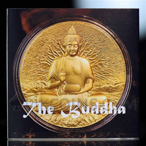 The Buddha Creator Of Buddhism Gold Gilded 2000 Francs CFA 2oz