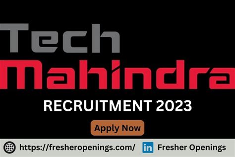 Tech Mahindra Jobs Off Campus Recruitment Drive Apply Soon