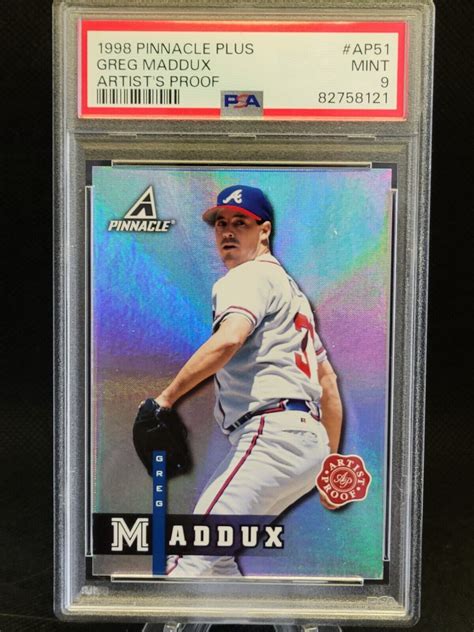 Pinnacle Plus Artist S Proof Ap Greg Maddux For Sale Online