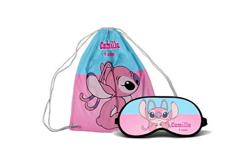 Kit Festa Angel Stitch Stit Mochila Máscara Lembrancinha Elo7