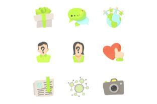 Online Interaction Icons Set Graphic By Ylivdesign Creative Fabrica