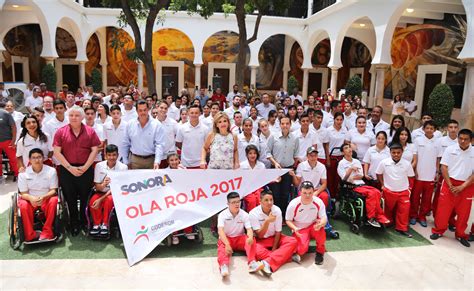 Sonora Abandera Ola Roja De Deportistas Paralímpicos La Silla Rota