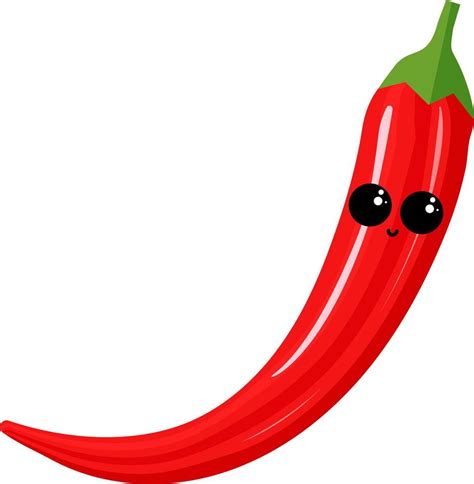 Cute Hot Pepper Illustration Vector On White Background 13470829 Vector Art At Vecteezy