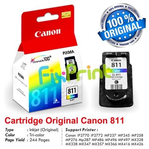 Jual Cartridge Tinta Original Canon Cl Cl Cl Color