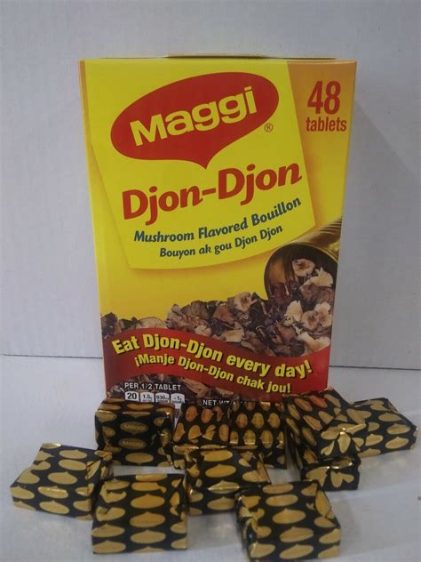 Maggi Djon Djon Black Djondjon Mushroom Tablets 12 Cubes Ebay