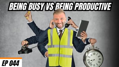 Being Busy Vs Being Productive Construction Entrepreneur Podcast Ep044 Youtube