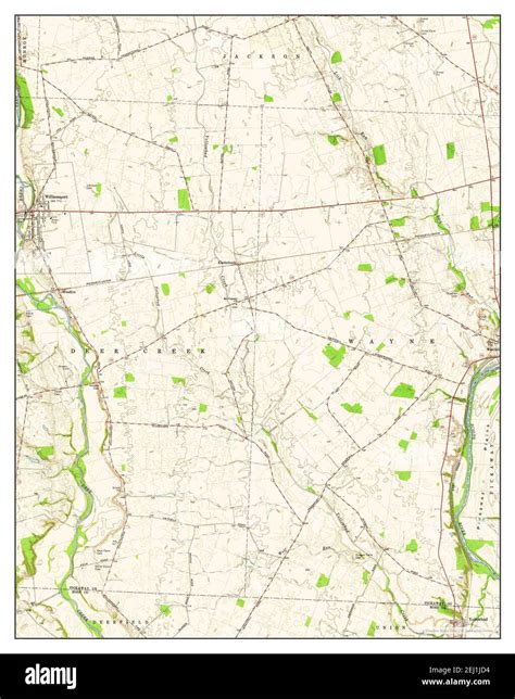 Williamsport Ohio Map 1961 1 24000 United States Of America By Timeless Maps Data U S