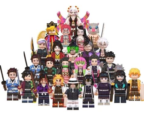 Kimetsu No Yaiba Demon Slayer Set Completo De Legos Meses Sin