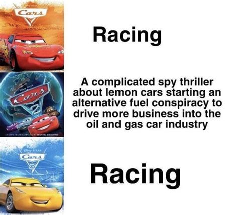 The Cars Trilogy : r/memes