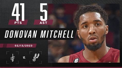 Donovan Mitchell Drops 41 EMPHATIC Points In The Cavs Win Over The