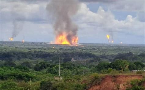 En Video Fuertes Explosiones Se Registraron En Planta De Gas En Punta