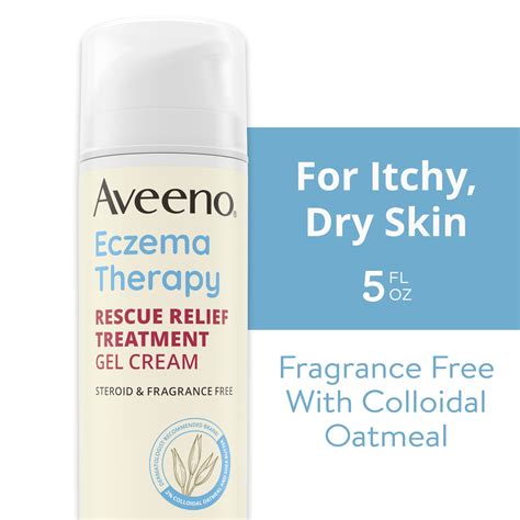 Aveeno Eczema Therapy Rescue Relief Treatment Body Gel Cream Steriod