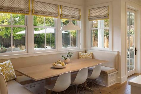 Banquette Seating Ideas With Natural Light In Kitchen Trendir