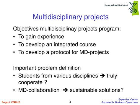 Ppt Multidisciplinary Projects As Learning Tool For Sustainable