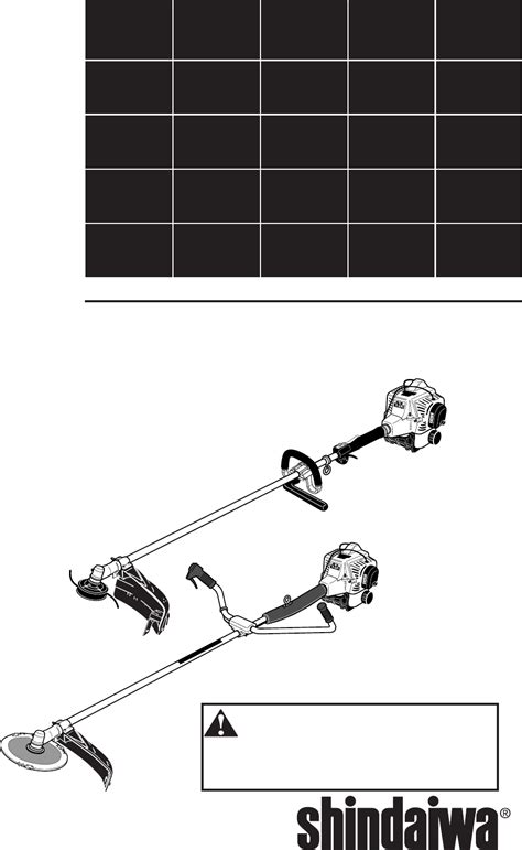 Bedienungsanleitung Shindaiwa T270 44 Seiten