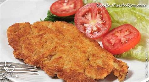 Filete De Pollo Empanado RecetasPuertoRico Chicken Milanese