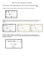 M F Hw Pdf Math Fall Victor Matveev Homework