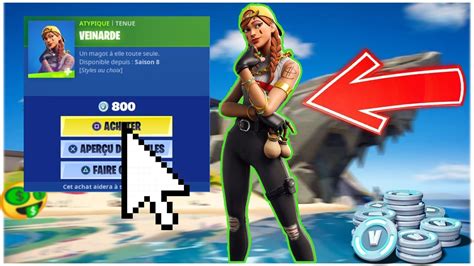 Jachete Et Teste Le Skin Veinarde Sur Fortnite Youtube