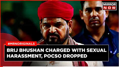 Brij Bhushan Singh Pocso Case Dropped Charged For Sexual Harassment