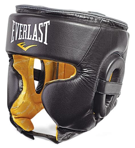 Everlast Boxing Headgear Sparring EVHG4 Training Head Guard with Cheeks ...